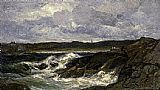 Edward Mitchell Bannister Canvas Paintings - Newport